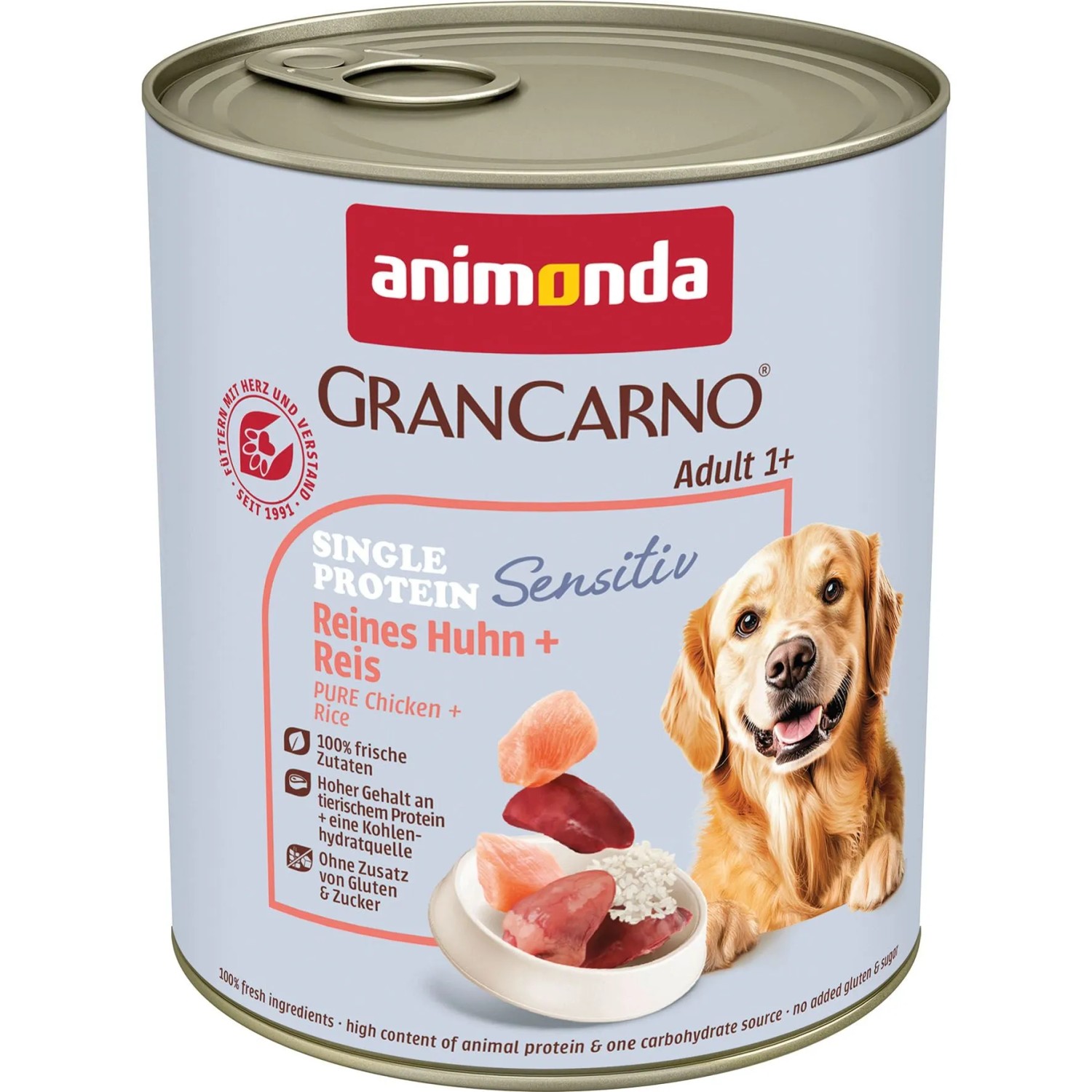Animonda Gran Carno Adult reines Huhn und Reis 800 g
