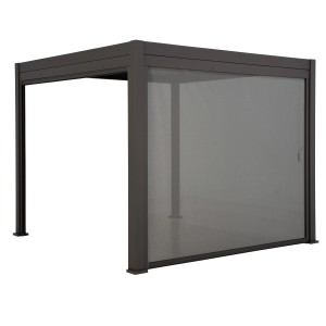 Leco Rollo 3 m für Lamellenpergola Deluxe, anthrazit, als Zubehör für Lauben & Pavillons.