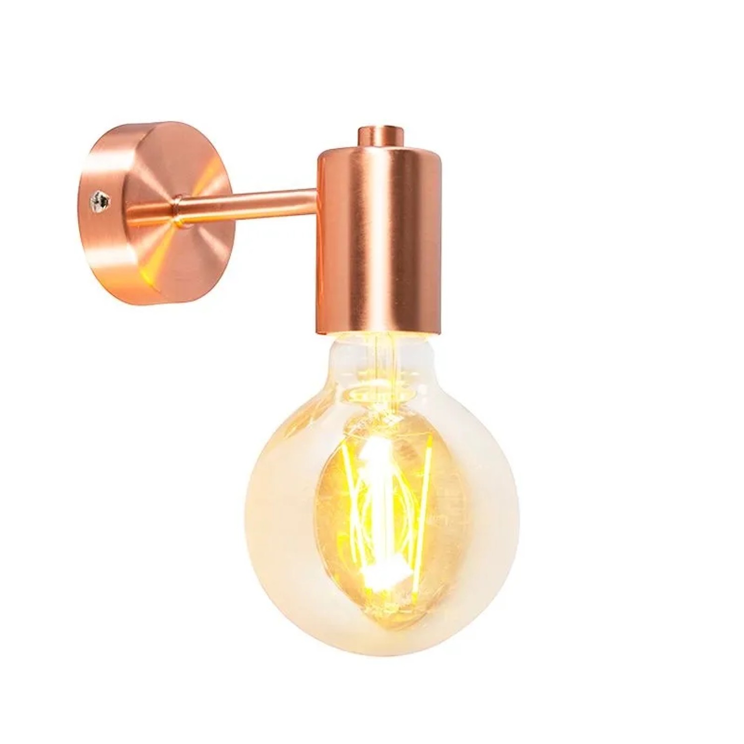 QAZQA Art Deco Wandleuchte Kupfer Verstellbar Facil