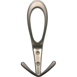 Metall Wandhaken 1653, vernickelt, zur einfachen Montage im Innenbereich.