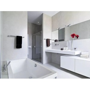 KOLMAN Rechteckbadewanne 170x75 cm, weiß, mit Acrylschürze und Ablauf. Modernes Badambiente für entspannte Momente.