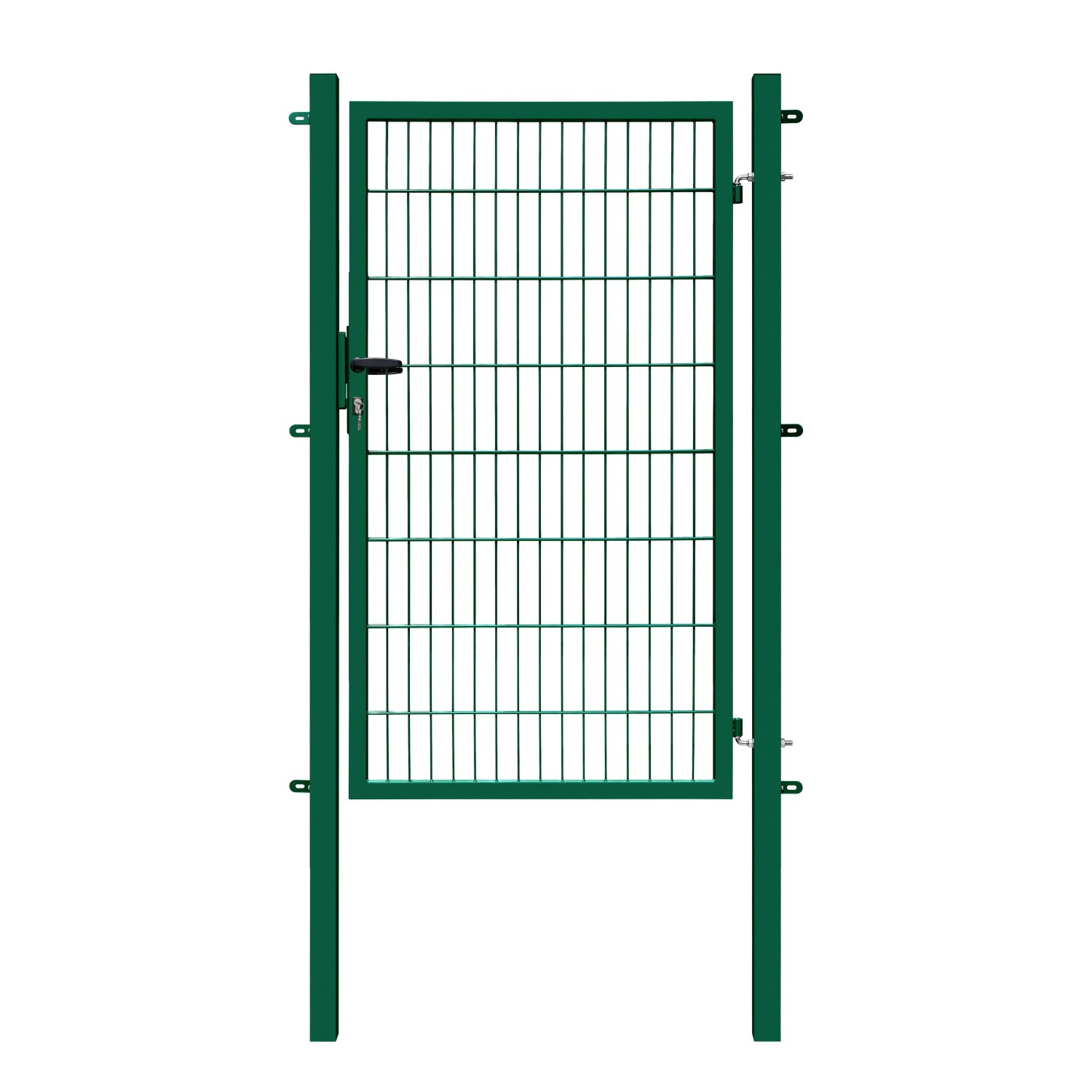 Gartentor Basic für Doppelstabmattenzaun Moosgrün 100 cm x 160 cm