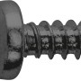 Linsenkopf Universalschraube, 3,5x16mm, PH-Antrieb, schwarz verzinkt, 40 Stück