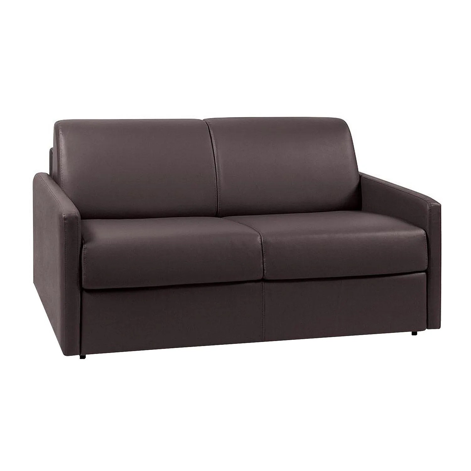 Vente-unique Schlafsofa Calife Braun 150 cm