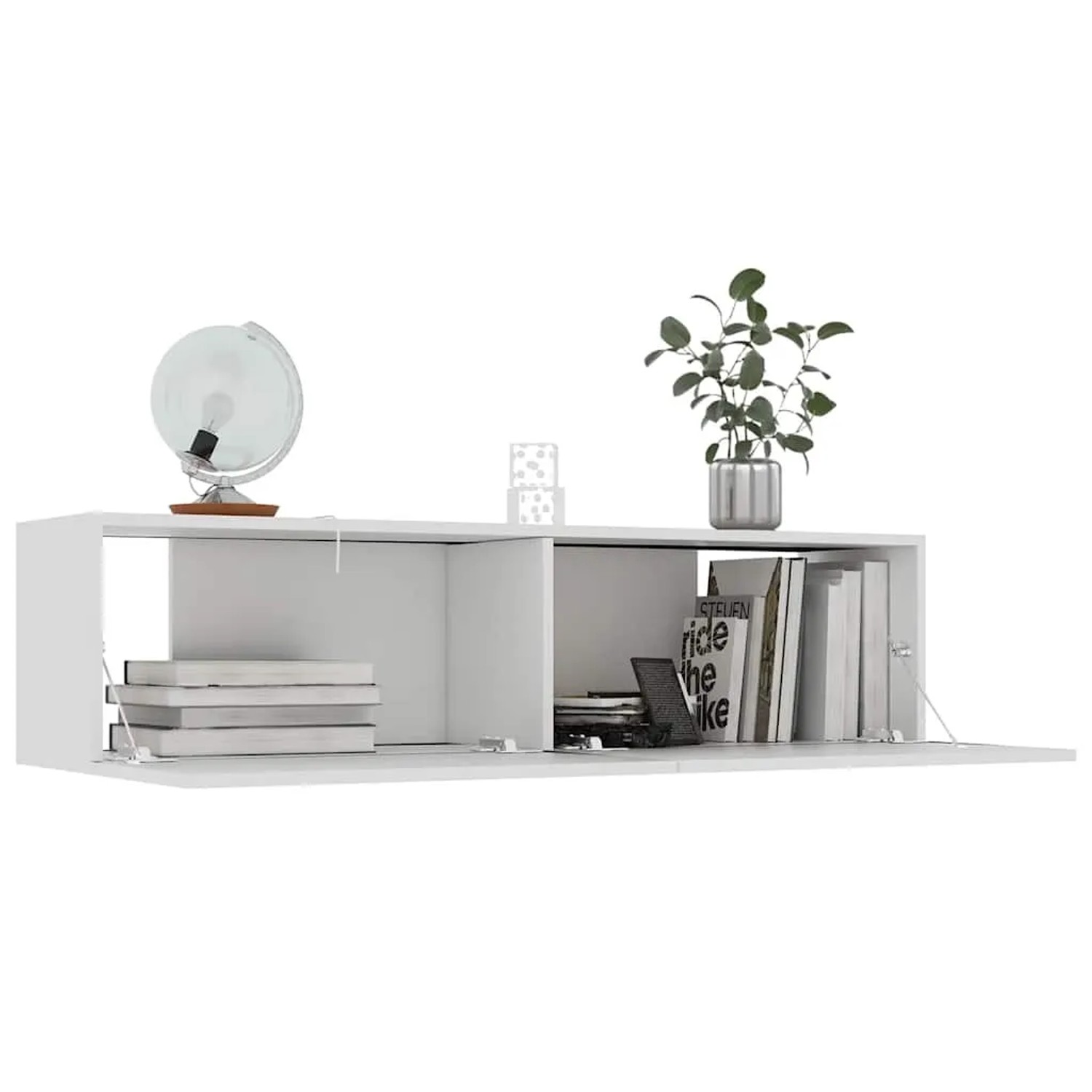 vidaXL TV-Schrank Weiß 120x30x30 cm Holzwerkstoff 801490_3