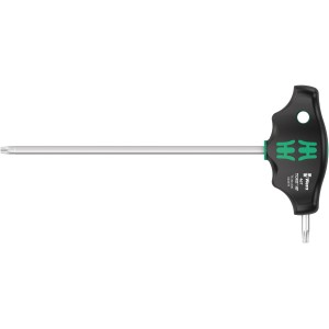 Wera Torx Quergriff-Schraubendreher TX 30 x 200 mm mit Haltefunktion für Schrauben.