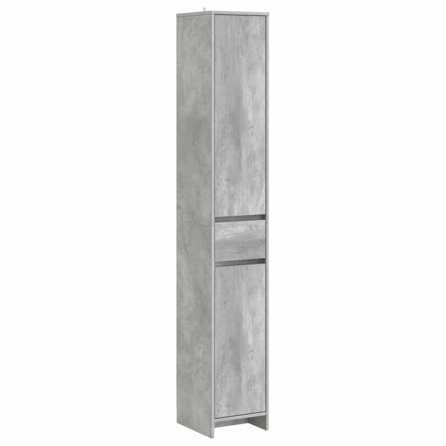 vidaXL Badezimmerschrank Betongrau 30 x 33 x 190 cm Holzwerkstoff 890755