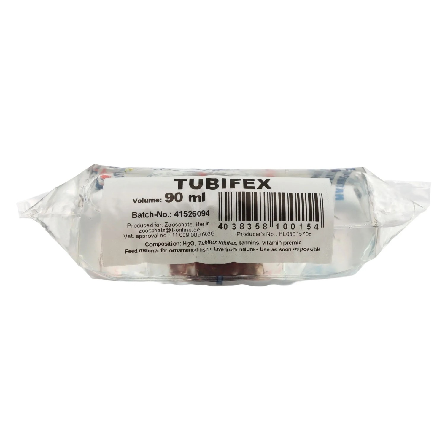 Lebendfutter Tubifex 90 ml