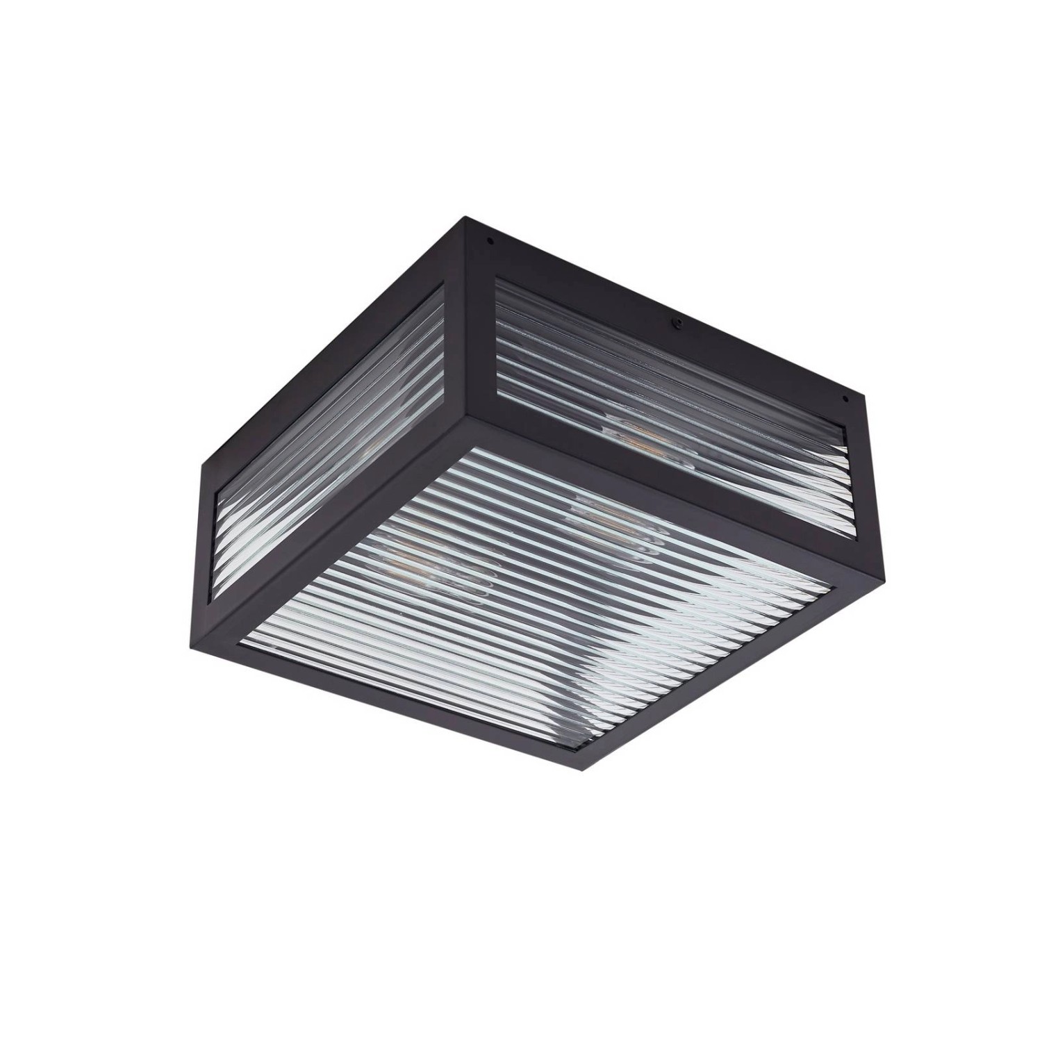 Lindby Deckenlampe Bolgar 10034939 Spritzwassergeschützt Modern in Schwarz günstig online kaufen