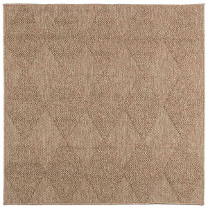 vidaXL Bereichsteppiche Quadratisch AGIRA Natur 240 x 240 cm Polyester 42022556