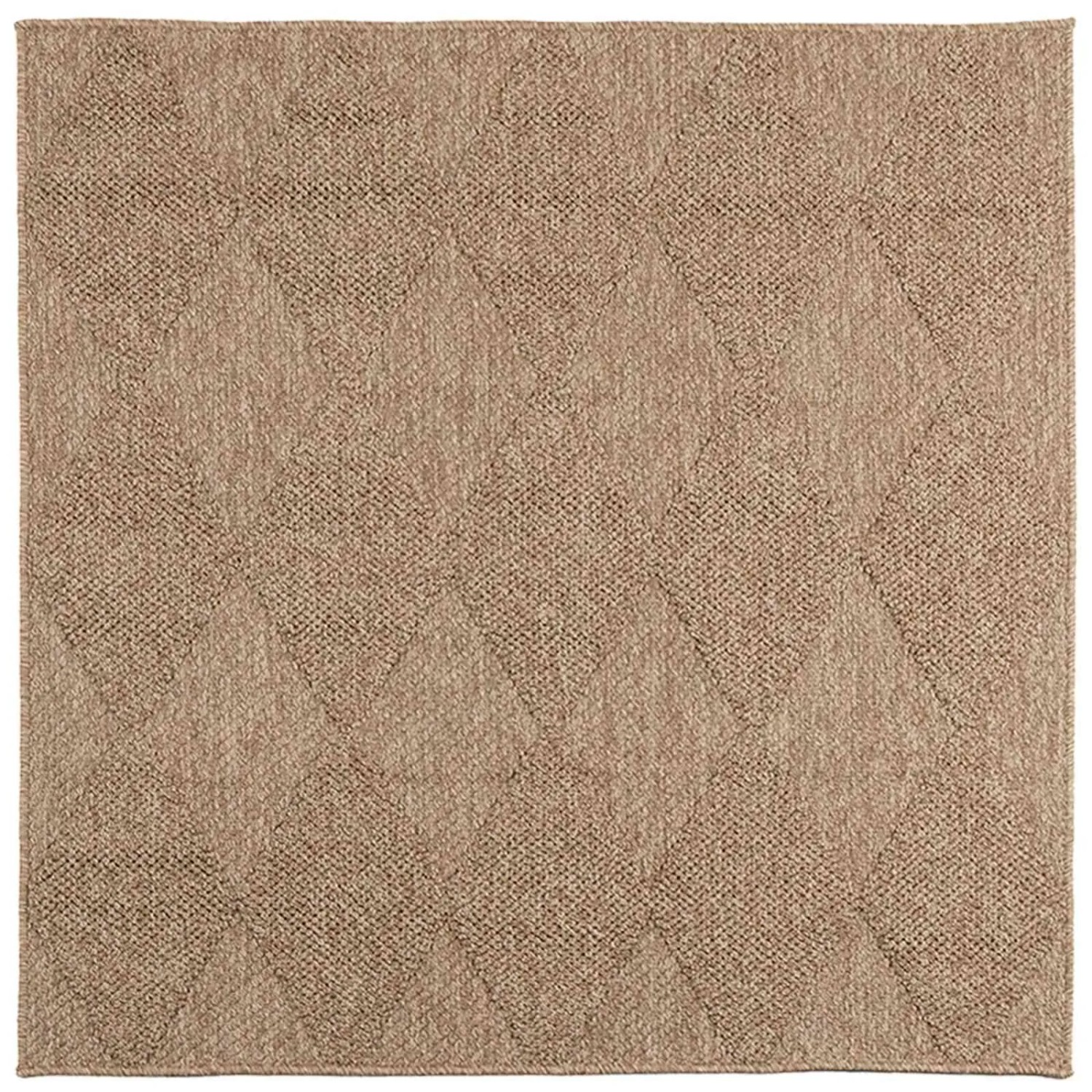 vidaXL Bereichsteppiche Quadratisch AGIRA Natur 240 x 240 cm Polyester 42022556