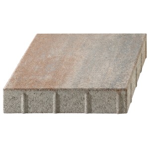 Quadratischer Pflasterstein, Jura-Nuanciert, 30x30x6 cm. Betonpflaster für Garten und Hof.