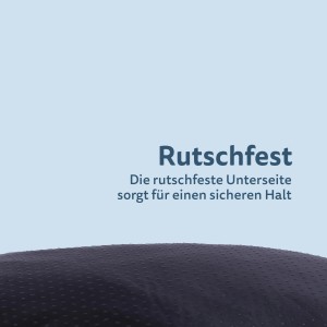 Detailaufnahme der rutschfesten Unterseite vom Bestlivings Haustierbett.