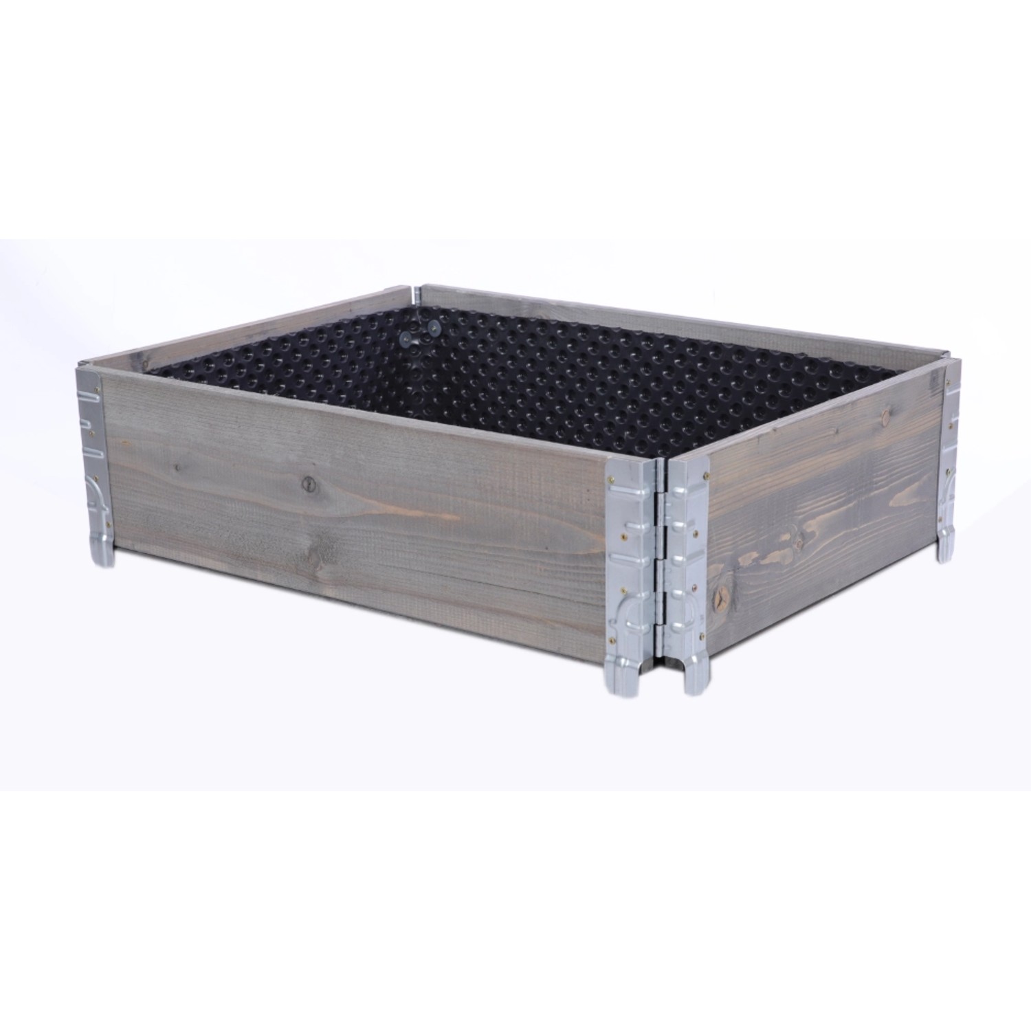 PROREGAL Hochbeetkisten GuardBox 20x80x60cm inkl. Luftfolie Grau günstig online kaufen