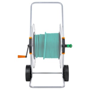 vidaXL Schlauchwagen für 110 m oder 80 m Schlauch Stahl 4005282