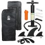 Zubehörset für ECD Germany Stand Up Paddle Board Makani: Tasche, Pumpe, Finnen, Reparaturset.