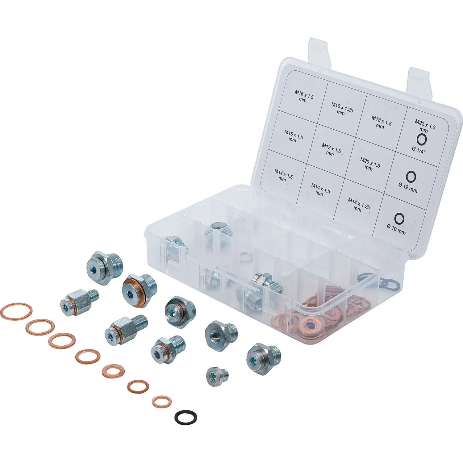 BGS Ölablassschrauben Reparatur Sortiment 63Tlg  70184