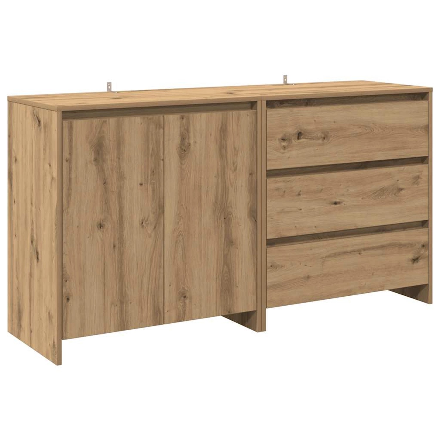 vidaXL 2-Tlg Sideboard Artisan-Eiche Holzwerkstoff 3329178 günstig online kaufen