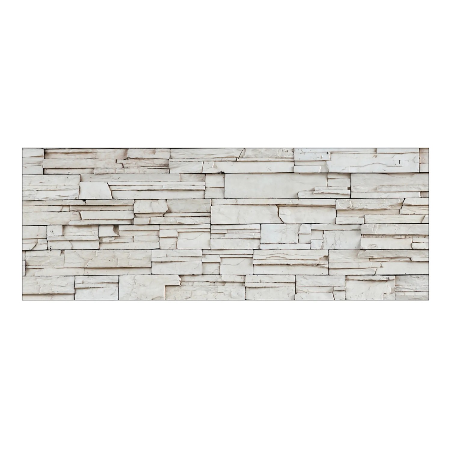 MySpotti Küchenrückwand Profix Cucina Rocky Wall 160 x 60 cm Steinweiß