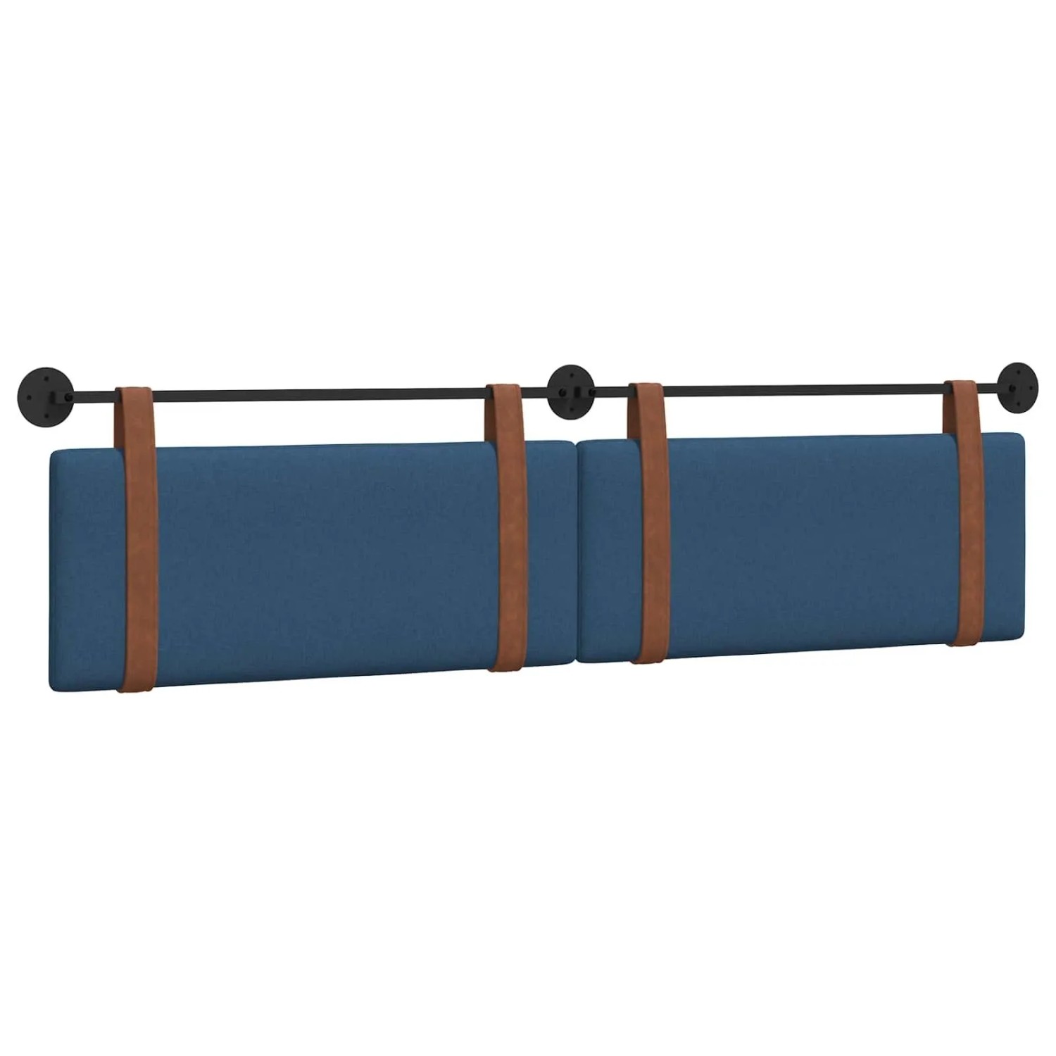 vidaXL Hängevorderseite Wandmontiert Blau 210 x 55 x 5 cm Antikes PU 42031551
