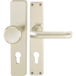 Hoppe Wechselgarnitur London, Alu eloxiert, für Haus- und Wohnungstüren.