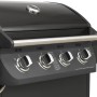 Detailansicht des El Fuego Gasgrills Columbus mit 4 Brennern und Bedienelementen.