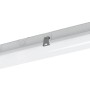 Graue Eglo LED-Wannenleuchte Expert Prime, 119 cm, für Feuchträume und Außenbereiche.