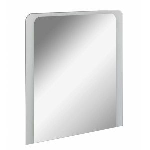 Fackelmann Spiegel Milano, 80 cm, mit LED-Beleuchtung für modernes Bad-Design.