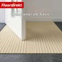 Floordirekt Schmutzfangmatte CIRCA Waschbar Rutschfest TPE-Rücken Beige Wellen 40 x 60 cm_3