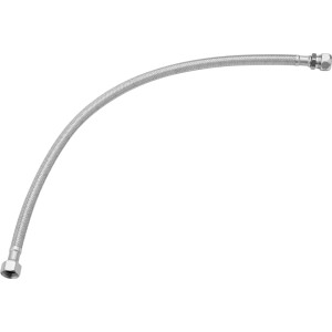Flex-Verbindungsschlauch 3/8 x 8 mm, 500 mm, mit Metallgeflecht für Trinkwasser. Ideal für Spülen.