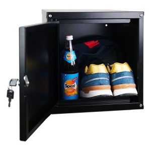 PROREGAL Mega Deal 8x Schließfachwürfel Cubic HxBxT 35 x 35 x 35 cm Schwarz