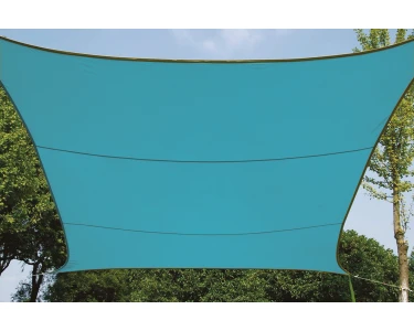 Perel Sonnensegel rechteckig 4 x 3 m Himmelblau kaufen bei OBI