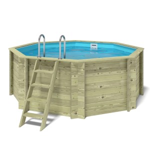 ALTANKA Holzpool Coral 3,25x3,25 Höhe 1,18 m Freistehend BAS7301OSP