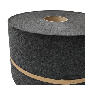 Rolle zaunzu Sichtschutz Vlies, schwarzgrau, 50m für Doppelstabmattenzaun.
