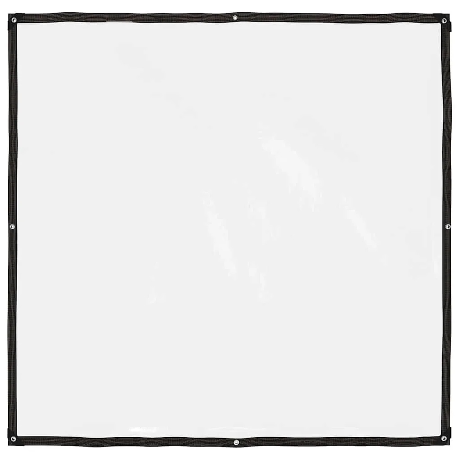 vidaXL Klare Plane mit Ösen 2x2 m Polyethylen 4018547