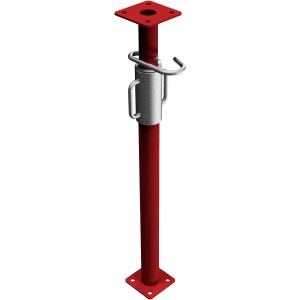 Schake Fensterstütze, rot, 0,90-1,50 m, für den Baubereich. Robuste Baugeräte für Fenster.