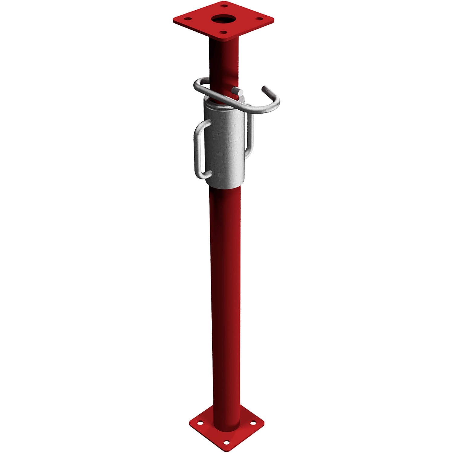 Schake Fensterstütze 0,90 m - 1,50 m Rot