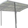 Palram Canopia Carport Arizona Extra Kit: Zusätzliche Pfosten zur Erhöhung der Schneelast.