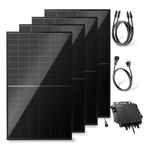 Solakon Balkonkraftwerk 2000W 800W Solaranlage Steckerfertig Komplettset Photovoltaik Anlage 800W Kabellänge 5m