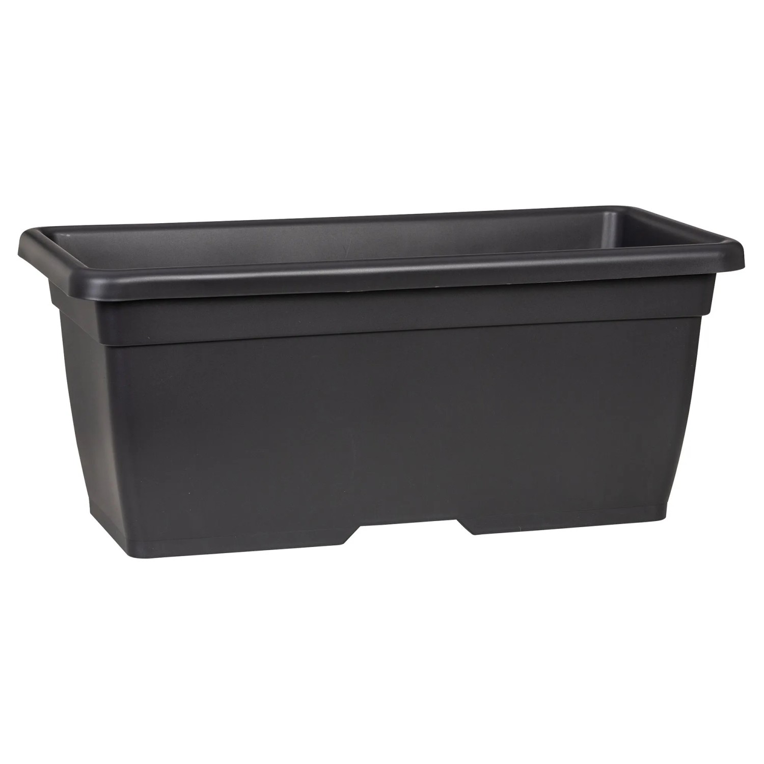 Scheurich Pflanzkasten Nora Long 34 cm x 40 cm x 80 cm Metallic Grey