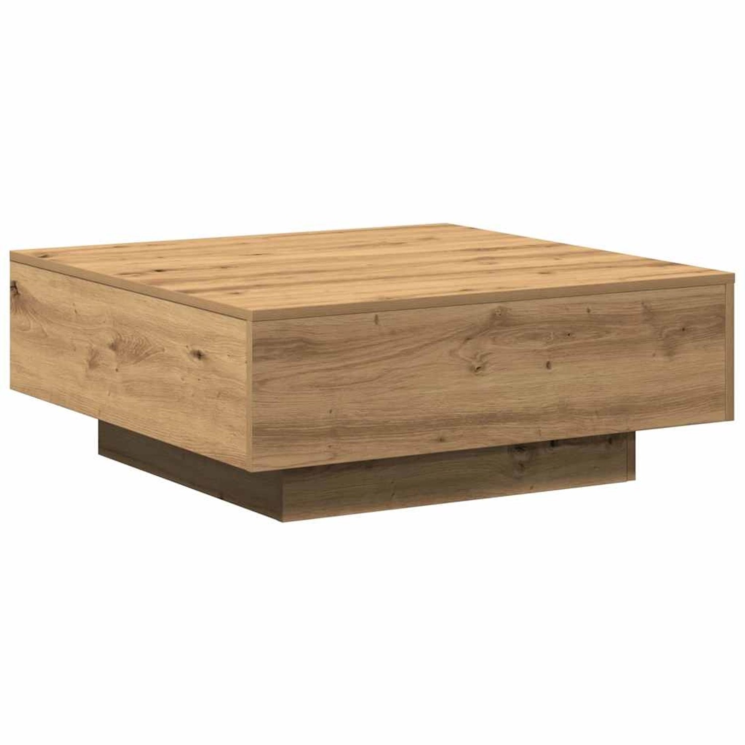 vidaXL Couchtisch Artisan-Eiche 80 x 80 x 31 cm Holzwerkstoff 862998