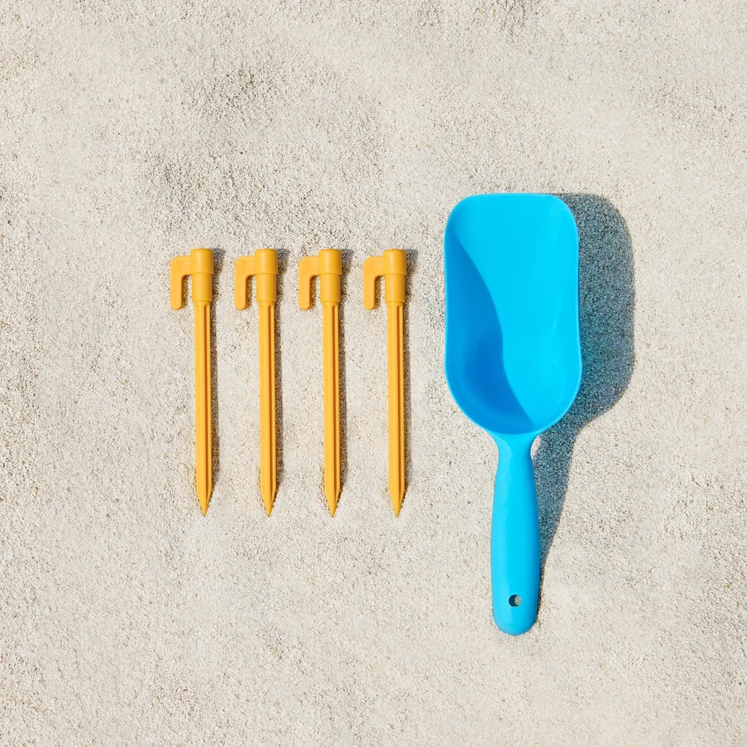 SoBuy Strandzelt Sonnensegel mit Alu-Stangen Sonnenschutz für Strand OZT01-HB_8