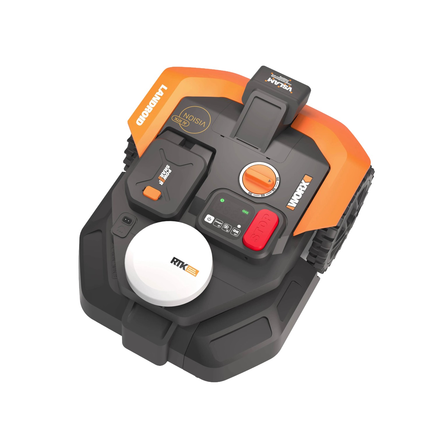 Worx Mähroboter M650 WR365E Landroid Vision Cloud mit RTK-Technologie.