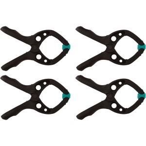 wolfcraft Microfix Federzwingen, 4er-Set, Spannwerkzeug für Modellbau & Co.