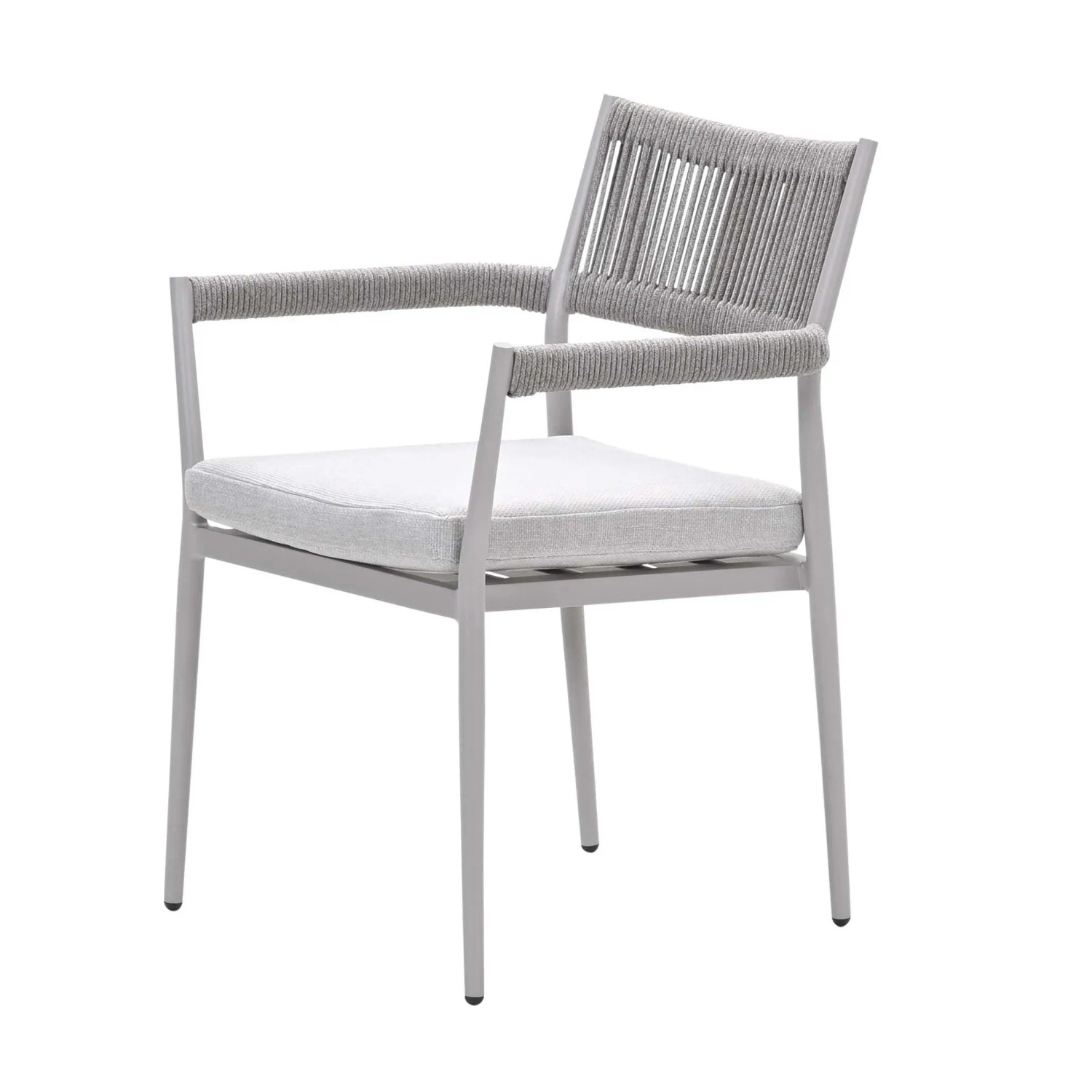 Garden Impressions Gartensessel Barcelona Aluminium mit Armlehnen Beige