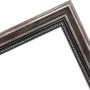 Detailansicht: Antik-Bilderrahmen 15x15 cm in Metall-Optik aus Massivholz (WANDStyle H450).