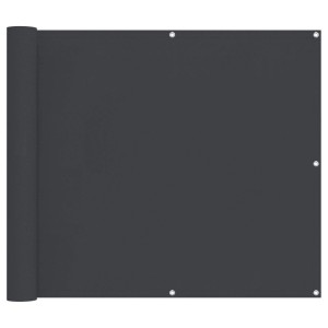 vidaXL Balkonsichtschutz Schwarz 90 x 200 cm 42030847
