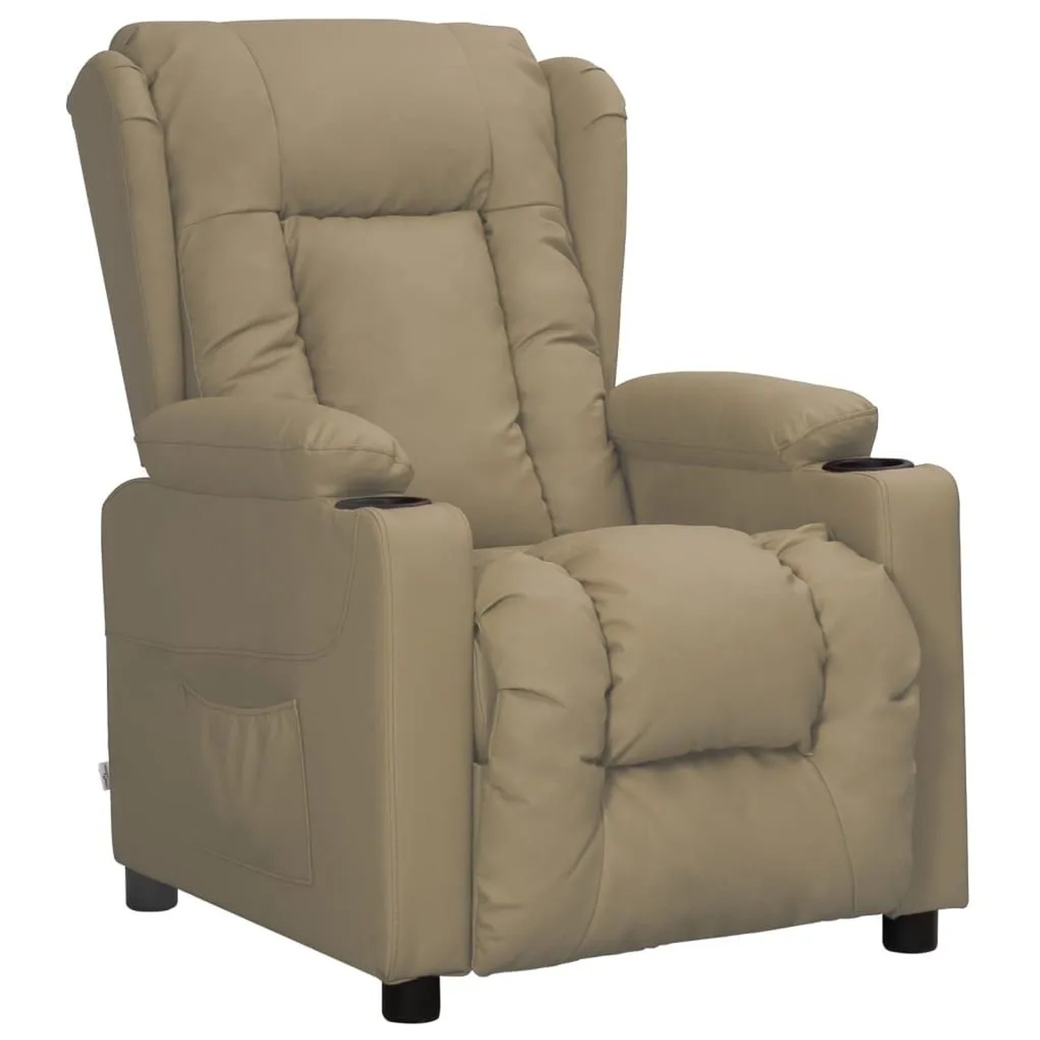 vidaXL Relaxsessel Cappuccino-Braun Kunstleder 339070