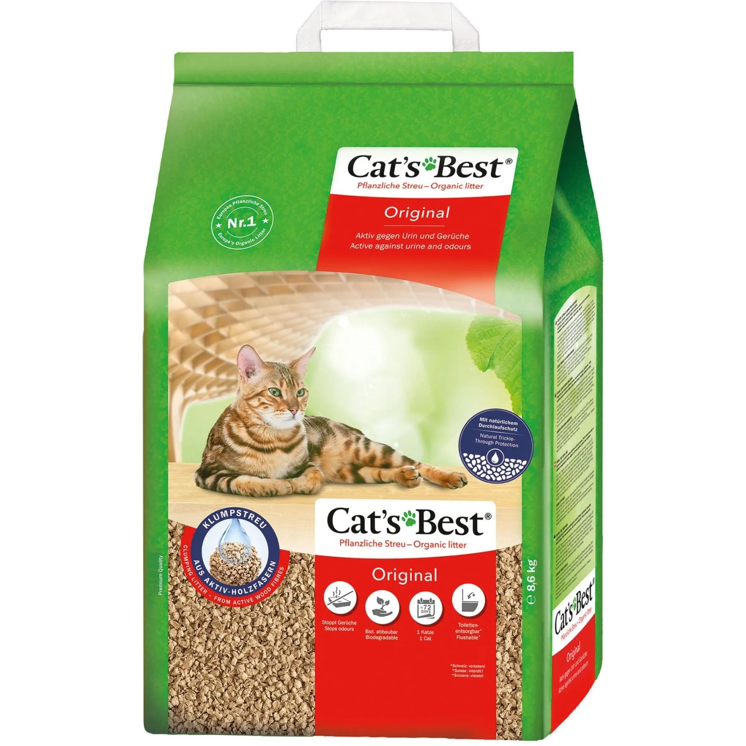 Cats Best Original Katzenstreu Klumpstreu 20,