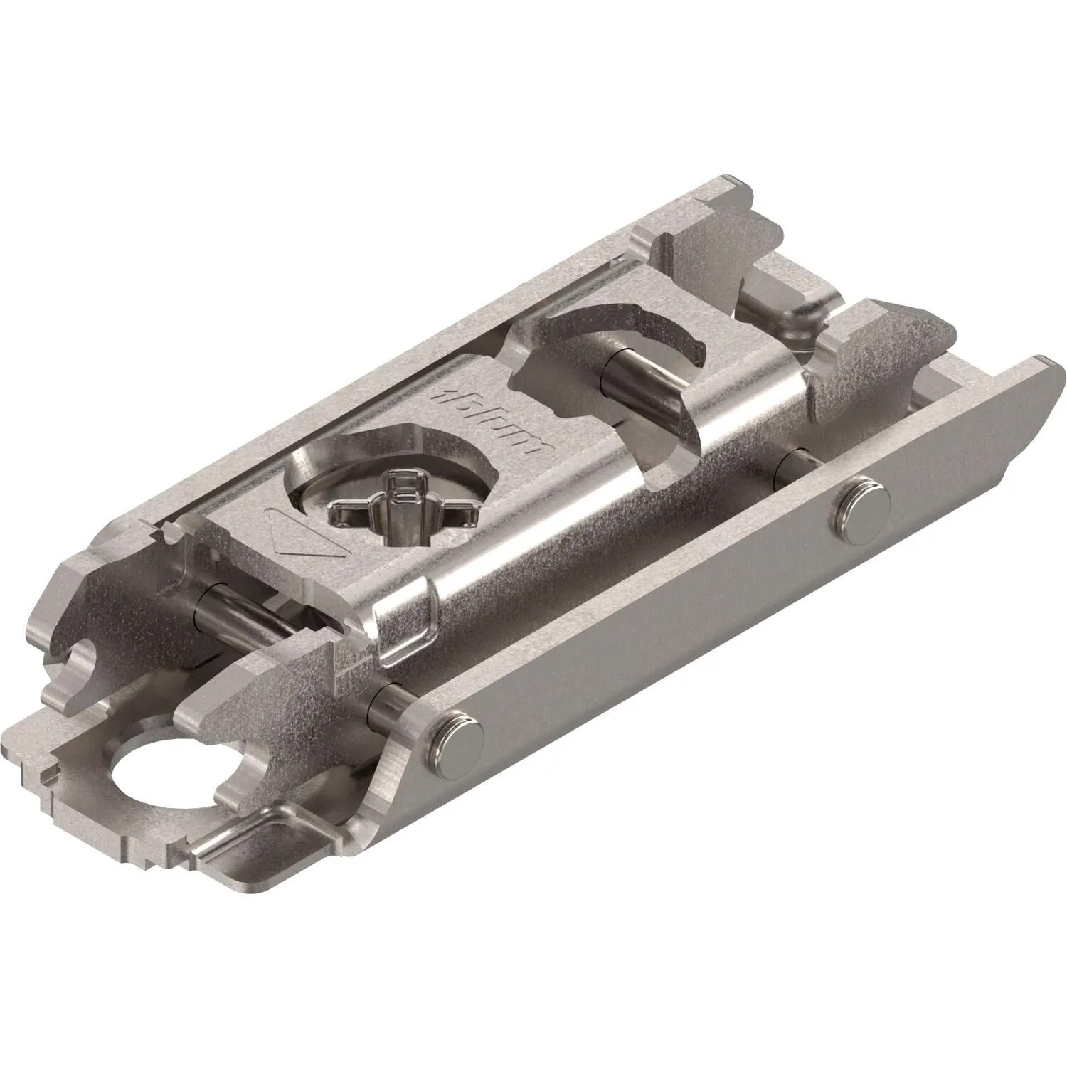 Blum Exzenter-Montageplatte Clip Gerade Stahl Schrauben Distanz 0 mm